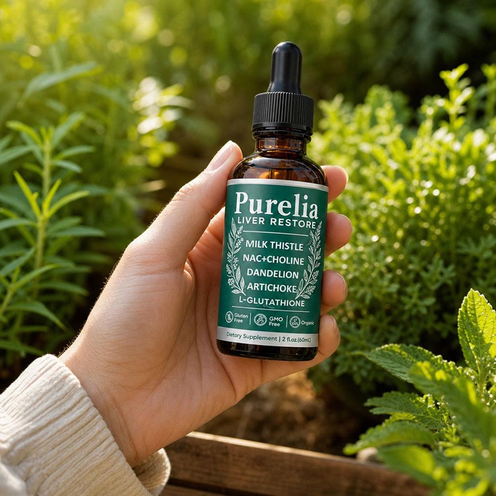 Herbal Wellness Liquid - 60ml 퓨렐리아 간 회복 액상 드롭스