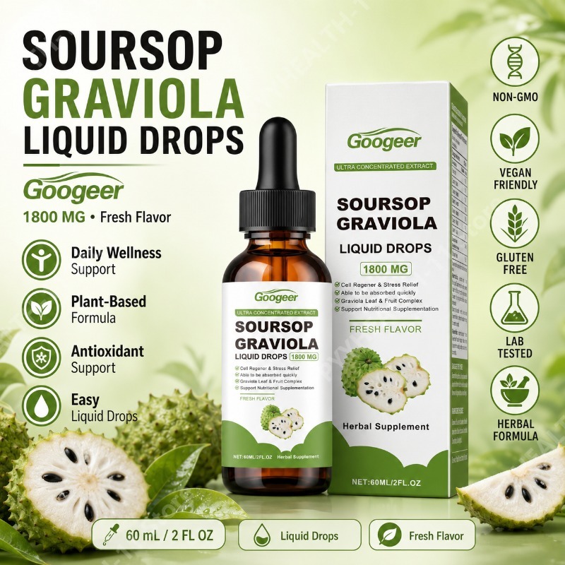 Herbal Wellness Liquid - 사워솝 그라비올라 잎과 열매 액상 드롭스