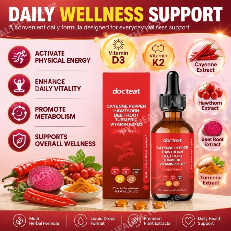 닥터티트 비타민 K2+D3 액상 드롭스 (카옌페퍼, 강 - Herbal Wellness Liquid 리뷰 및 가격