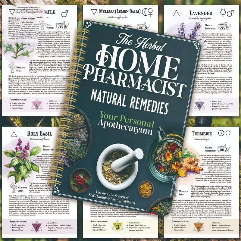 허브 홈 약사: 천연 치료법 책, 당신의 개인 약국,  - Herbal Holistic Wellness 리뷰 및 가격